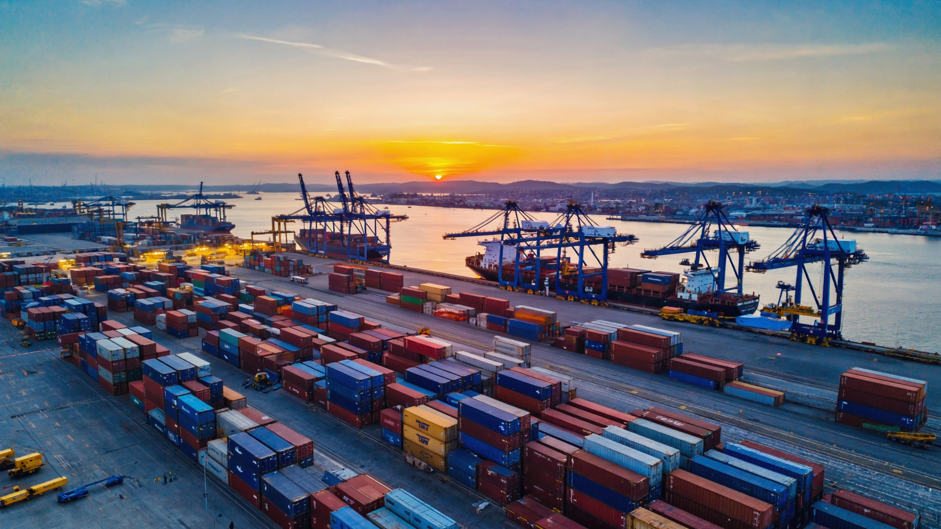 Opération logistique efficace au port de Conakry avec camions et conteneurs